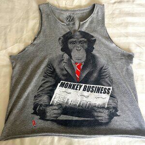Monkey Business muscle tee tank top